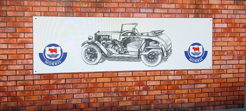 Morris minor seater banner - morris, 2
