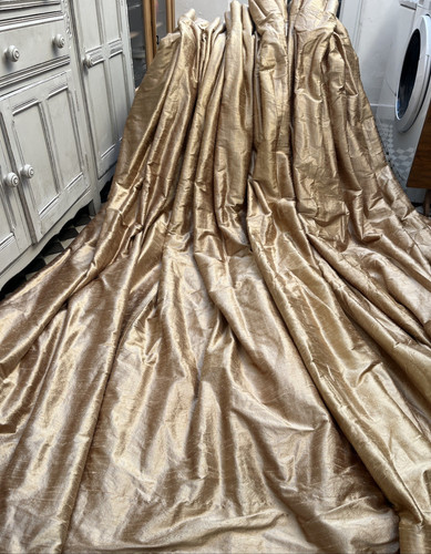 Pure dupion silk - pure, curtains