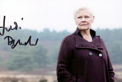 Dame judi dench - dame, signed