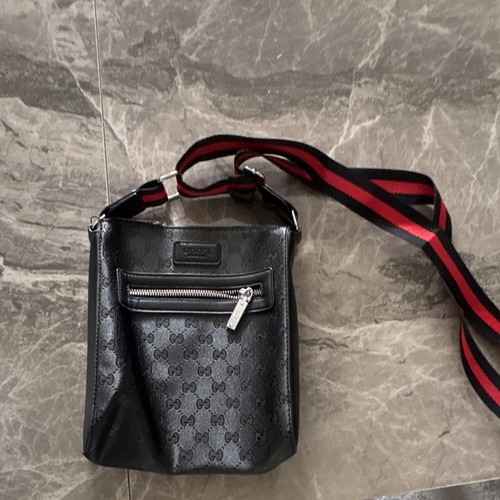 Gucci men leather - leather, crossbody