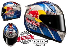 HJC RPHA12 Red Bull Full Face Motorcycle Helmet - Carbon/Aramid, New