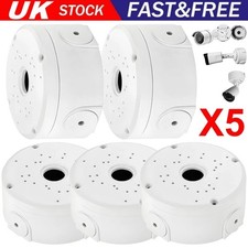 5Pcs White For CCTV Cable Box