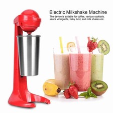 Double Head Electric Milkshake Machine Maker Coffee Drink Mixer Milk Blender UK