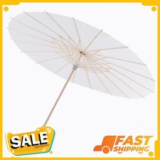 60cm White Paper Umbrella