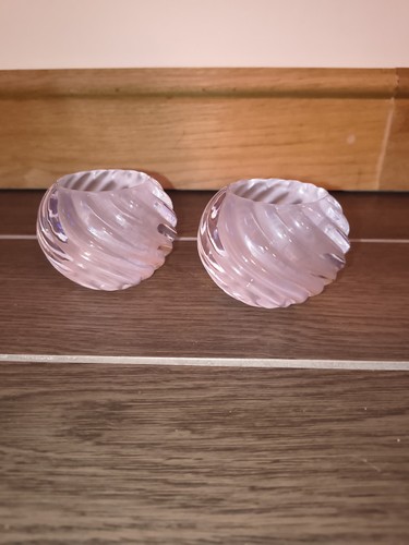 Pair vintage swirl - pair,