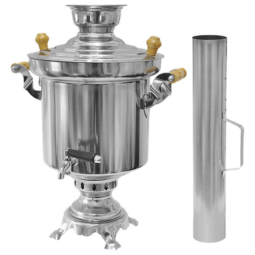 Charcoal samovar stainless - charcoal,