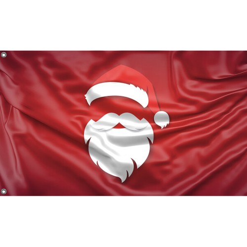 Santa claus flag unique - claus,