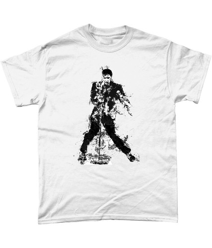 Elvis presley abstract shirt - elvis, t