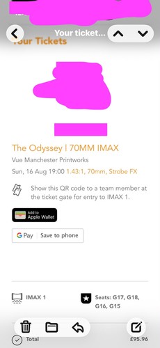 The odyssey 70mm imax - the,