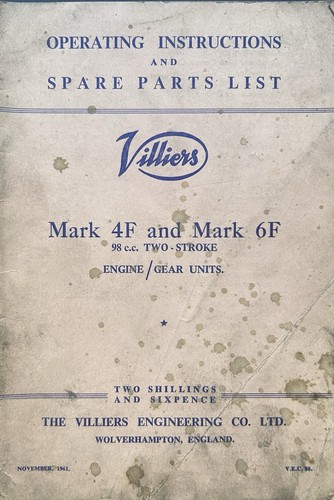 Villiers mark 6f - 4f, +