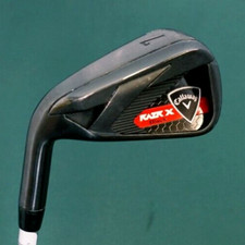 Left Handed Callaway RAZR X Black 7 Iron Uniflex Steel Shaft Callaway Grip