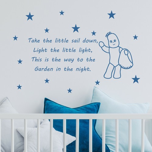 Iggle piggle wall sticker - iggle, in