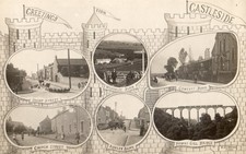 CASTLESIDE NEAR CONSETT. GREETINGS FROM CASTLESIDE BY W.BAINBRIDGE