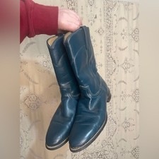 Justin boots: vintage navy