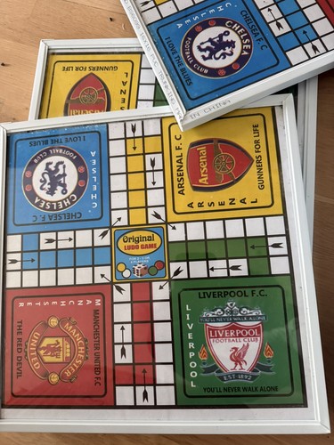 African ludo glass - glass, board