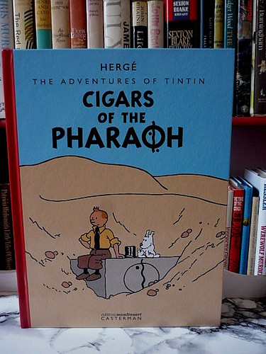Tintin cigars the - tintin, pharaoh