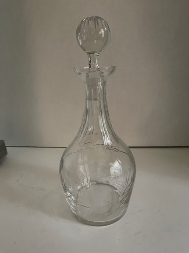 Vintage hand blown cut glass - vintage,