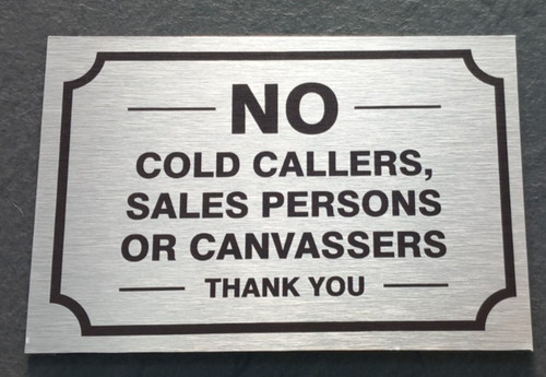 Cold callers sales or - cold,