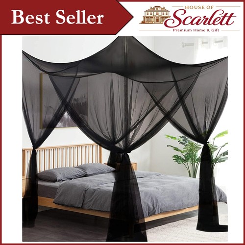 White bed canopy - white,