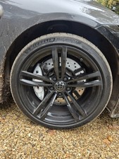 GENUINE BMW F80 F82 F87 M2 M3 M4 437M 19" REAR/FRONT ALLOY WHEELS AND TYRES