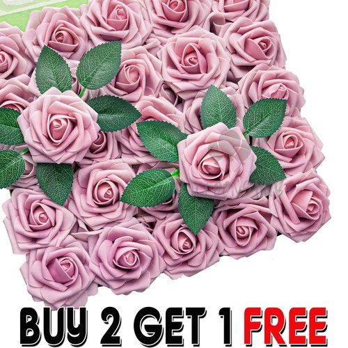 6cm foam rose heads bouquet - 6cm,