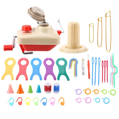 Knitting wool winder kit - wool, with