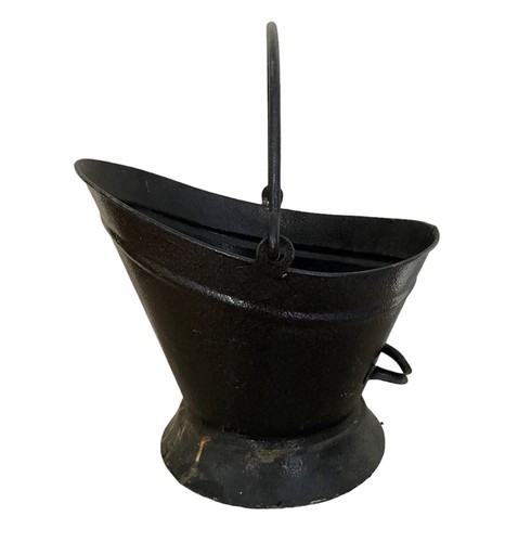 Vintage coal bucket - coal,