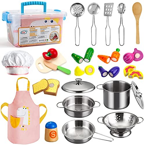 Kids kitchen pretend play - pretend,