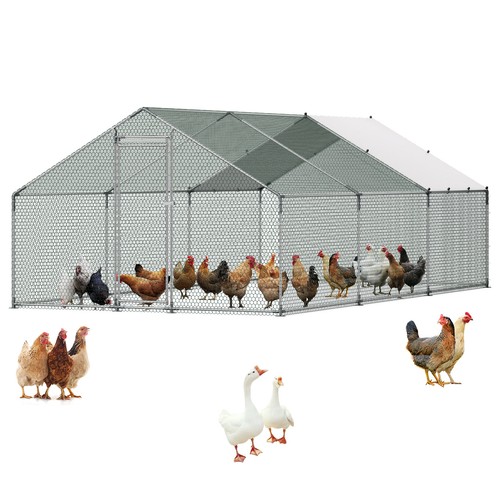 Vevor metal chicken coop - metal,