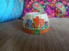 Clarice Cliff Crocus Small Beehive Preserve Pot Base