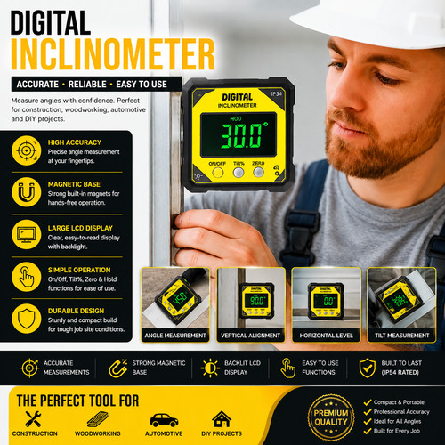 Digital inclinometer angle - inclinometer,