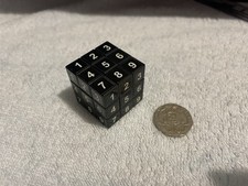 Black Mini Sudoku Numbers