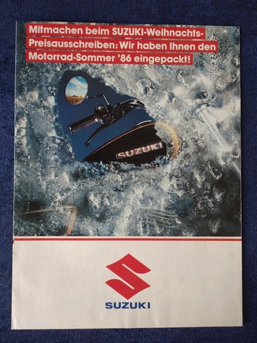 Suzuki brochure 1986 - 1986, gsx-r
