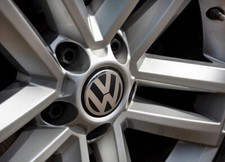 Set of 4 x Volkswagen Centre 65mm Caps  Golf Passat Jetta