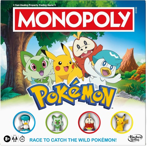 Pokémon monopoly board game - pokémon,