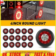 16X 4" Red/White Round Truck