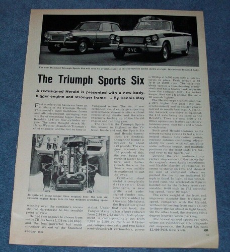 1962 standard triumph - 1962, sports