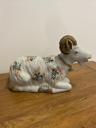 Vintage sitting ram - vintage,