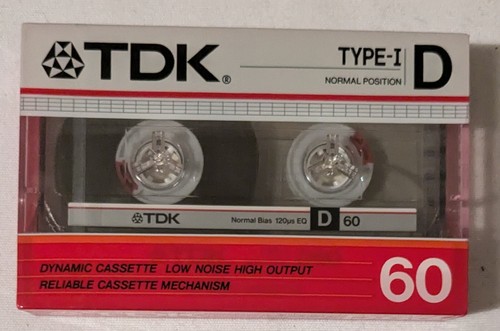Tdk blank audio cassette - d, 60