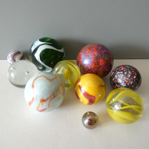 Vintage marbles large shooter - vintage,