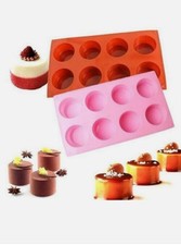 8 Grid Round Silicone Mold