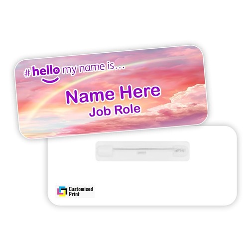 Hello name badge student - my, is