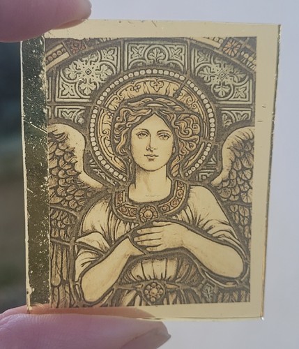 Stained glass angel - angel, fired