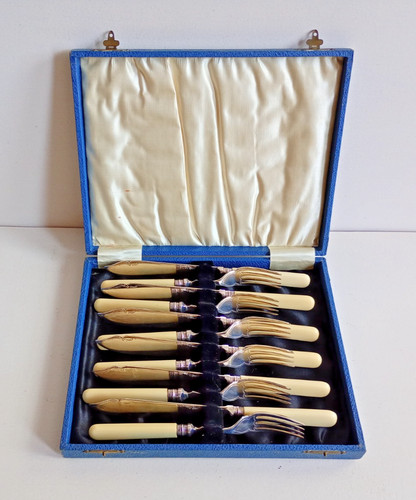 Set vintage faux bone - set,