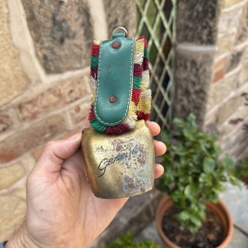 Vintage cow goat bell brass - cow,