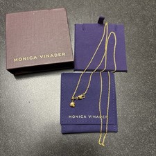 Read !!! Monica vinader Fine Chain Necklace Adjustable 61cm/24'