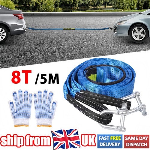 Tow strap ton heavy duty - strap,