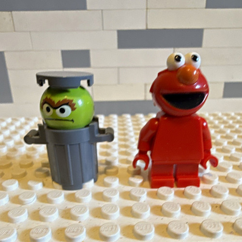 Lego sesame street elmo - sesame, &