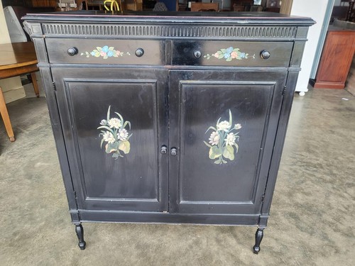 Chinese black large cupboard