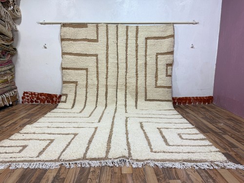 Handmade moroccan berber rug - berber,